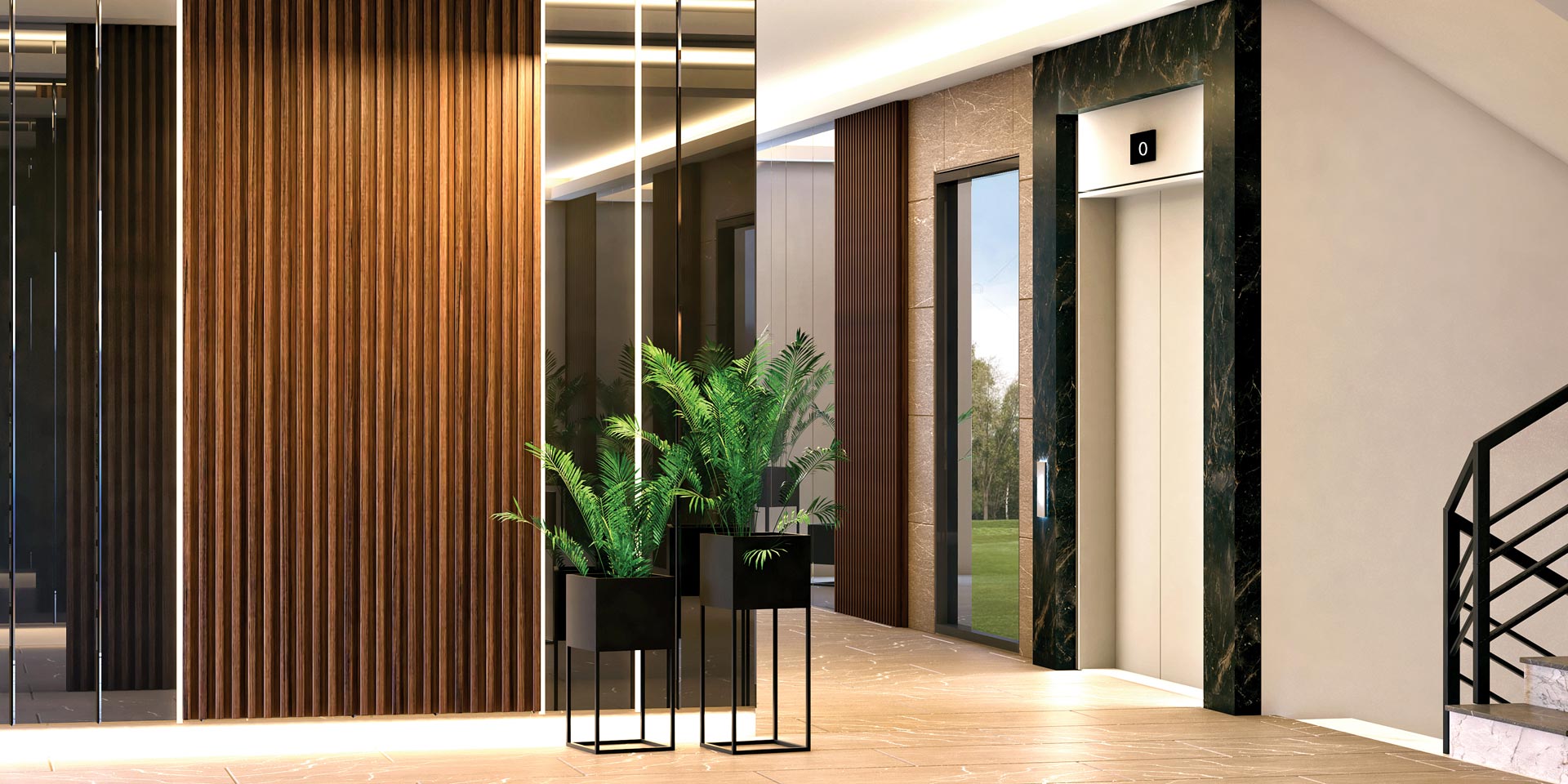 Bleu Life Apartman Girişi