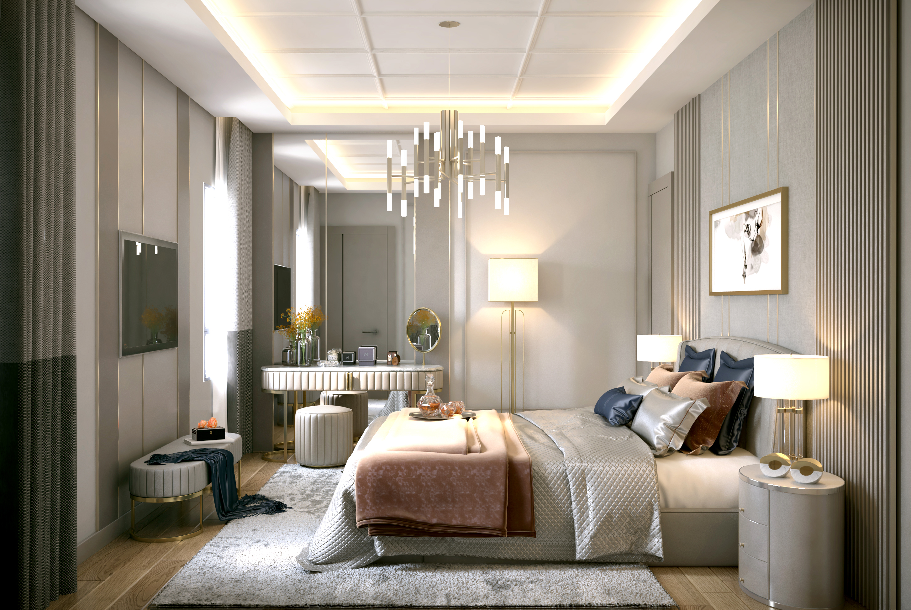 Blue life Yatak Odası